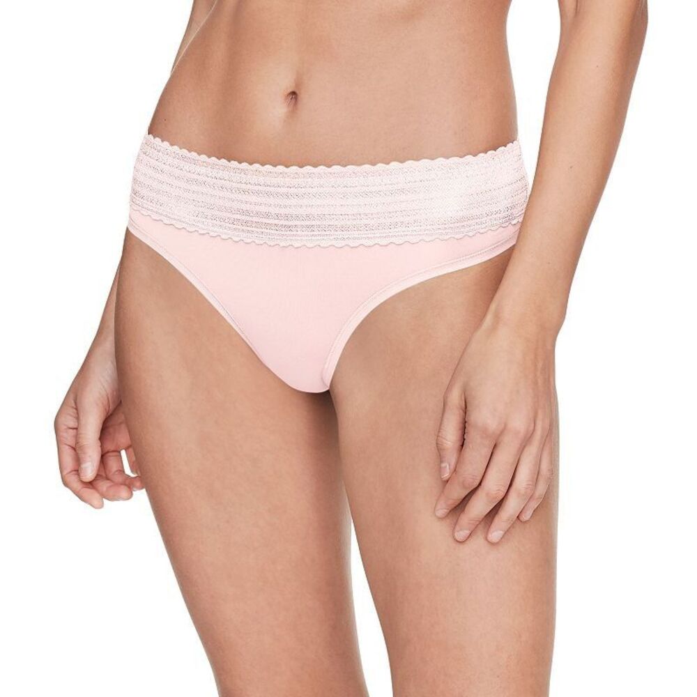 Warner's Women's No Pinching No Problems Lace Waistband Thong - 2XL